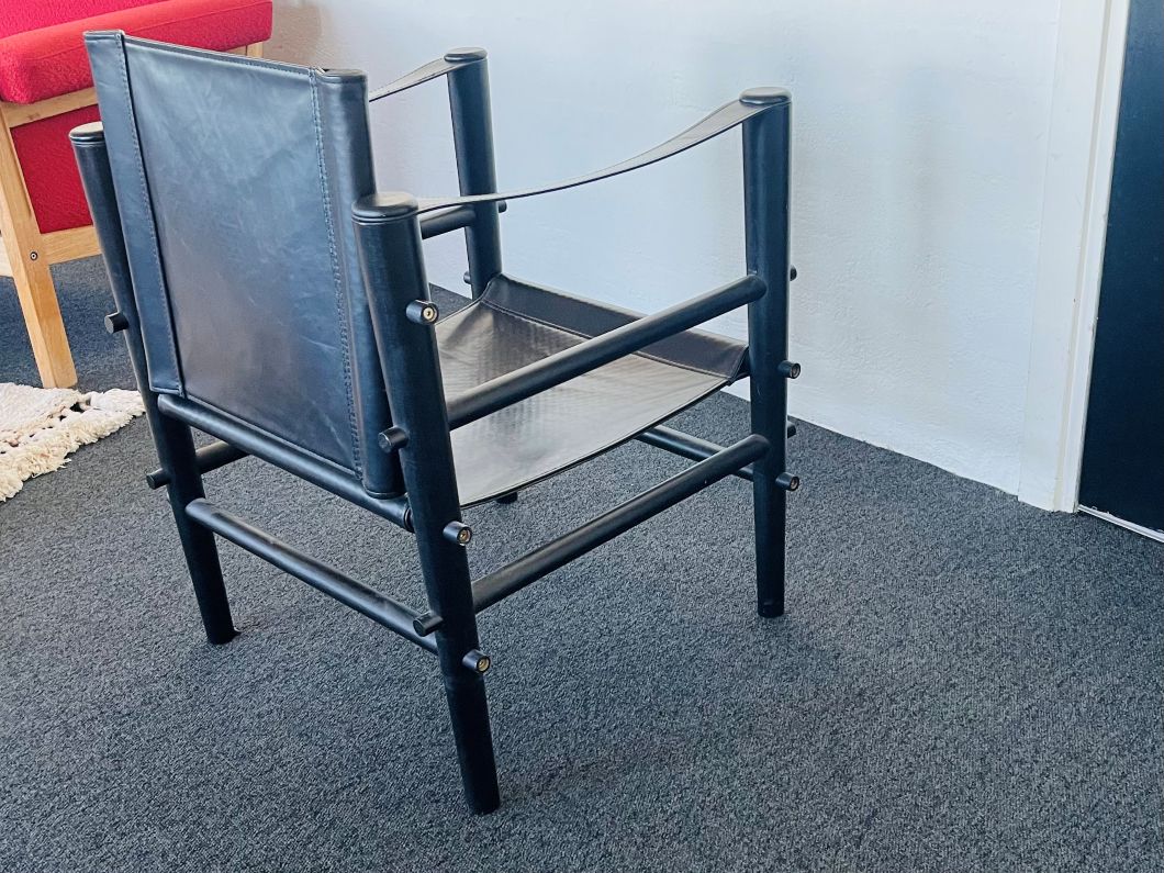 Safari stol af Noble Sprt PU læder