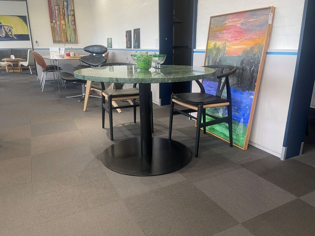 Marmor bord rundt - Billede 4