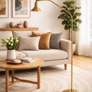 Frandsen model 1001G Messinglampe