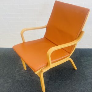 skipper lænestol cognac læder
