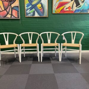 hans j. wegner y stole i hvid