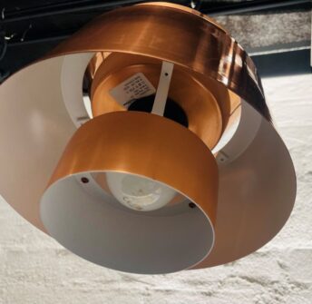 Kobber pendel lampe Andlight & Tradition Utzon JU1