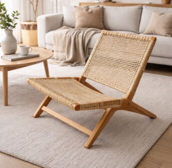 smart designet lounge flet stol