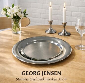 8 dæk tallerkner Georg Jensen