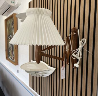 lounge stol i sort læder